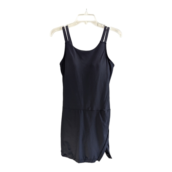 LANDS End Black one piece Swimdress, size 8, EUC - Picture 1 of 7